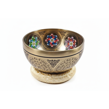 Misa tybetańska (Thanka bowl) z Ganeshem + Sukces + Wałek gratis 08